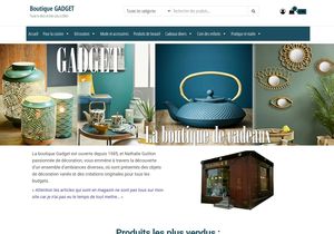 site e-commerce boutique Gadget