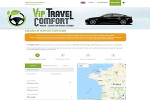 creation site Internet Chauffeur VTC Vip Travel Comfort