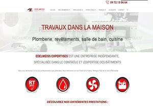 refonte creation site Edelweiss expertises rennes